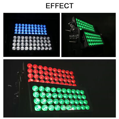 Factory Wholesale 800W LED Flood Light Outdoor IP65 80x10W RGBW 4in1 Stage Wash Light Projector for City Beautification Facade Project