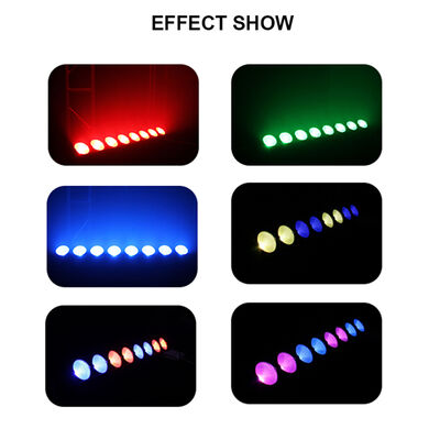 ไฟเวที LED RGB 8*15W, ไฟบาร์ Strobe DJ, ไฟบาร์ 3 in 1 Wall Washer สำหรับใช้ในอาคาร พร้อมระบบควบคุม DMX, AutoPlay สำหรับโบสถ์ คริสต์มาส งานแต่งงาน การเต้นรำ