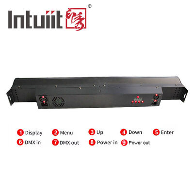 ไฟเวที LED RGB 8*15W, ไฟบาร์ Strobe DJ, ไฟบาร์ 3 in 1 Wall Washer สำหรับใช้ในอาคาร พร้อมระบบควบคุม DMX, AutoPlay สำหรับโบสถ์ คริสต์มาส งานแต่งงาน การเต้นรำ