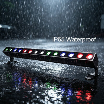 140W RGBW 4in1 IP65 กันน้ํา LED ลายล้างผนัง 14x10W DMX512/RDM สีเมือง
