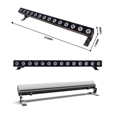 140W RGBW 4in1 IP65 กันน้ํา LED ลายล้างผนัง 14x10W DMX512/RDM สีเมือง