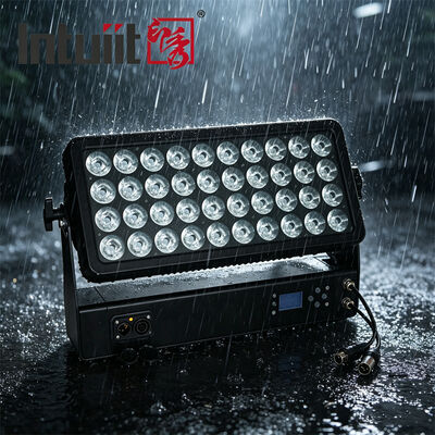400W IP65 RGBW 4IN1 LED Flood Light City Color Wall Washing Light with DMX512 Control