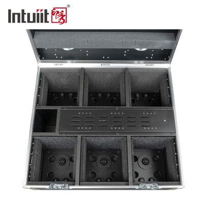 ไฟสปอร์ตไลท์ LED 4x12W แบบไร้สาย DMX512 สำหรับงานแต่งงาน เวที แบตเตอรี่ ควบคุมระยะไกล IP54