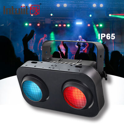 2 Eyes Led Blinder Light Ip65 ไฟผู้ชมกลางแจ้ง DMX512 Cob Par Light 200w ไฟโฟลท์สําหรับโรงละคร
