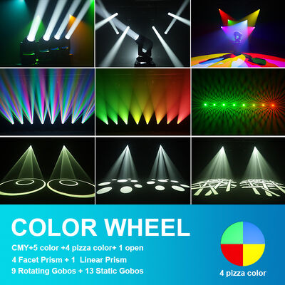 CMY 280W LED Moving Head 3-in-1 Beam Spot Wash ไฮบริด แสงเวทีสําหรับเวทีมืออาชีพ งานเลี้ยงแต่งงาน การแสดงสด