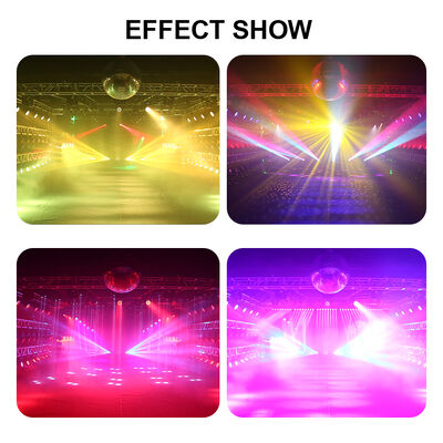 37x10W RGBW 4in1 LED Zoom Wash Head Light DMX512 การส่องแสงเวทีสําหรับ DJ งานพิธีงานแต่งงานเลี้ยง