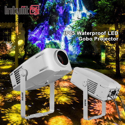 LED โจ๊บ โปรเจคเตอร์ ไฟ 400W โปรเจคเตอร์ภาพโลโก้หมุน DMX512 ไฟเวทีสําหรับงานแสดงนิทรรศการมืออาชีพ