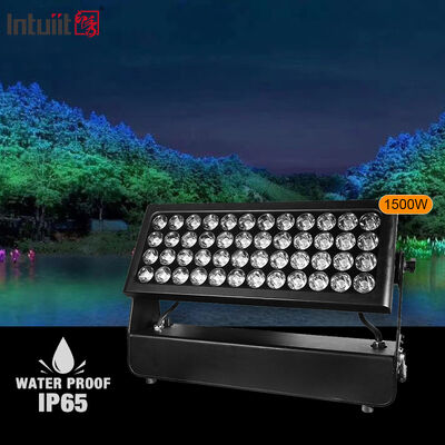 โรงงานขายส่ง 2000W LED Flood Light Outdoor IP65 48x40W RGBW 4in1 แสงล้างอาคารสรรค์สําหรับโครงการเสริมสวยเมือง