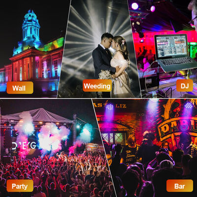 IP65 กลางแจ้ง 16x5W RGBW 4-in-1 LED ลินีเรียร์ ผ้าล้างผนัง แสงบาร์ DMX512 สถาปัตยกรรมเวที ล้างแสง