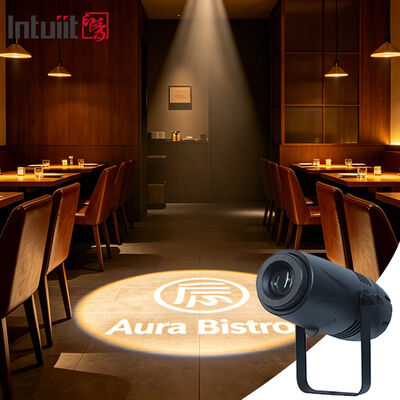 Rotating 40W LED Logo Projector Custom Gobo Light High Definition Indoor Projection Lamp for Wedding Event Exhibition Showroom