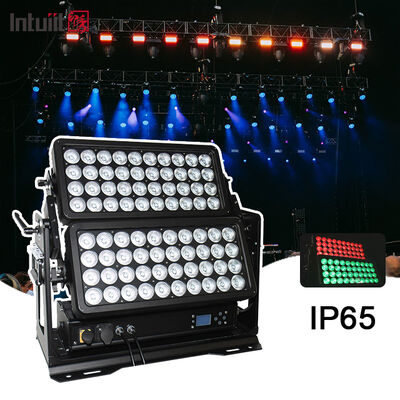 เครื่องล้างผนัง LED แบบอาชีพ IP65 800W RGBW 4-in-1 ล้างผนังแบบสองชั้น สภาพภูมิทัศน์ สถาปัตยกรรม ล้างแสงสําหรับสีเมือง