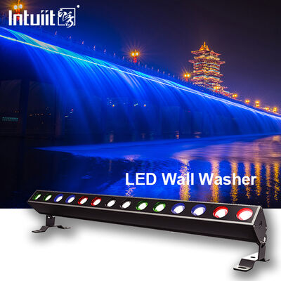 140W RGBW 4in1 IP65 กันน้ํา LED ลายล้างผนัง 14x10W DMX512/RDM สีเมือง