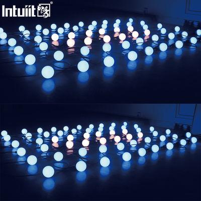 ไฟวันหยุด LED หลอดไฟสตริง พิกเซล LED Light กันน้ํา Dmx Rgbw หลอดไฟหลายสี ไฟหลอดไฟสตริง