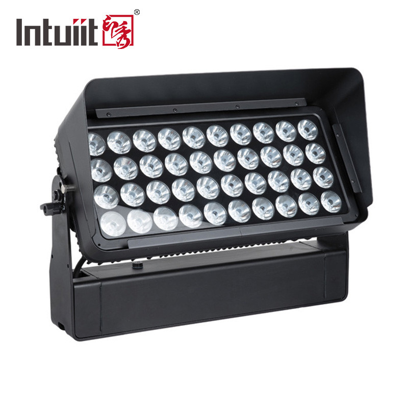 IP65 นำน้ำท่วมไฟ 400W Rgbw เครื่องซักผ้าฝาผนังสีนำแสงเวทีสร้างสวน