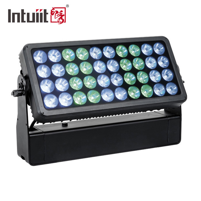 40x10w Rgbw 4 ใน 1 Led Flood Light Ip65 LED City Color สําหรับสร้างสะพาน สถาปัตยกรรมกลางแจ้ง