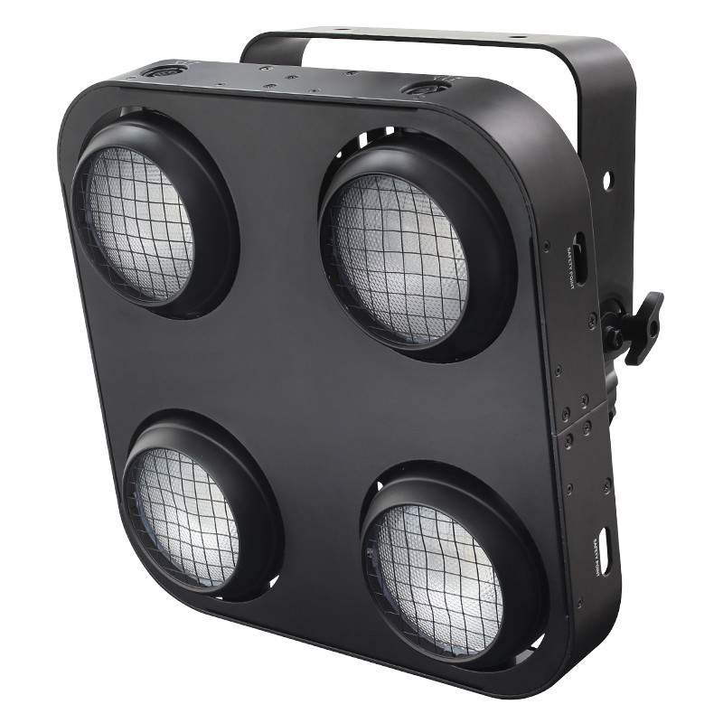 ไฟฟ้าผู้ชม 4 ตา LED Cob Par 4*90W สอบอุ่นเย็น สีขาว Cob Peaky Blinders 2 ใน 1 โปรไฟล์สโปตไลท์