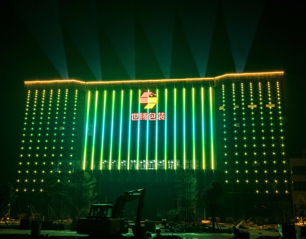 16x5w Rgbw Dmx512 นำน้ำท่วมไฟ Ip65 นำบาร์ดีเจสำหรับโครงการอาคาร