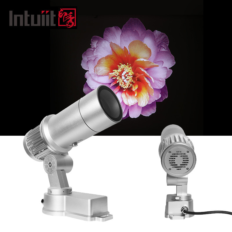 โรงงานใหม่ Hot โรงงานกันน้ําภายนอกภายนอก HD 60W dmx LED โลโก้ Gobo โปรเจคเตอร์หมุน โปรเจคเตอร์ภาพแสง โปรเจคชั่นอาคาร
