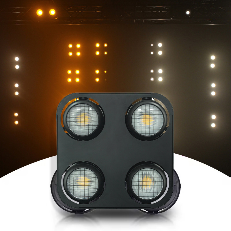 แสง LED Blinder 4x90W LED COB ไฟเวที Amber And Warm White LED แสง Blinders ผู้ชมใน DJ Music Bar