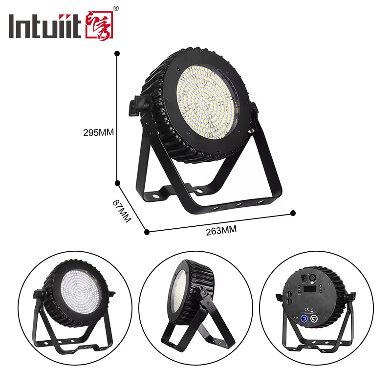 120W สีขาวในห้อง Led Par Can stage Light Par Stage Strobe Light