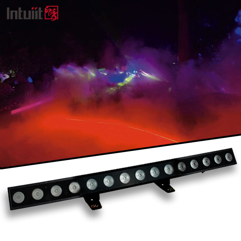 15*10Watt อาคารกลางแจ้ง IP65 กันน้ํา แข็งแรง Bar Pixel DMX512 RGBWA-UV 6IN1 LED แสงล้างผนัง