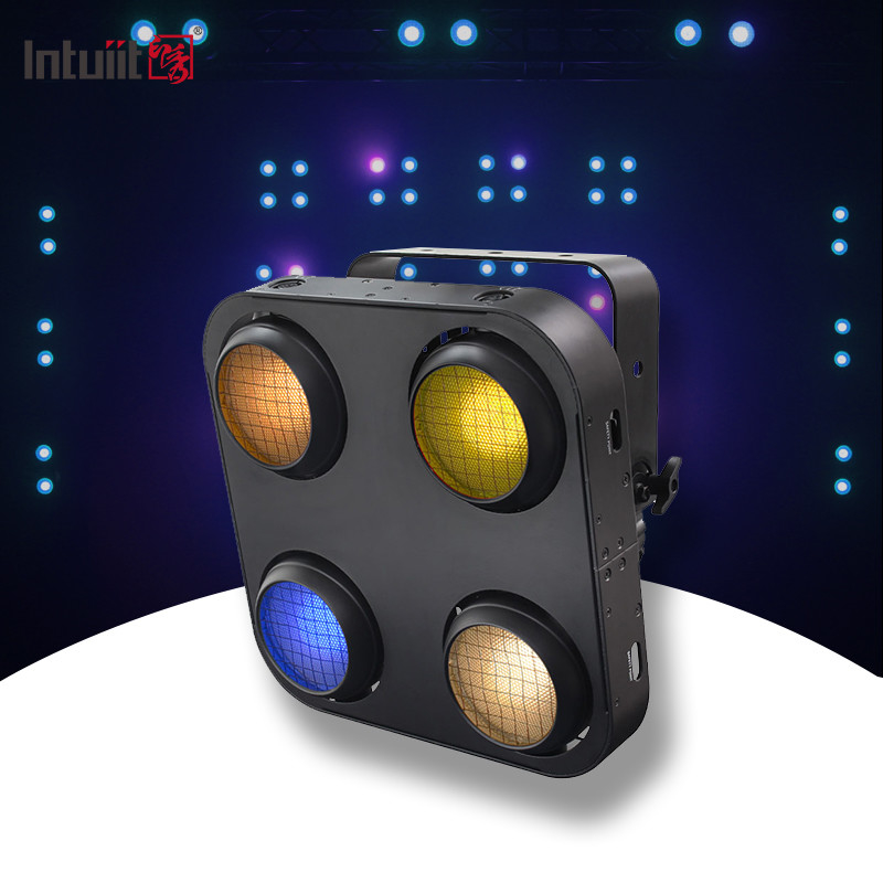 โรงงานแสงเวที Cob Par Lights Professional 4x90W ผู้ชมเมทริกซ์ COB LED Blinder หน้าแสง