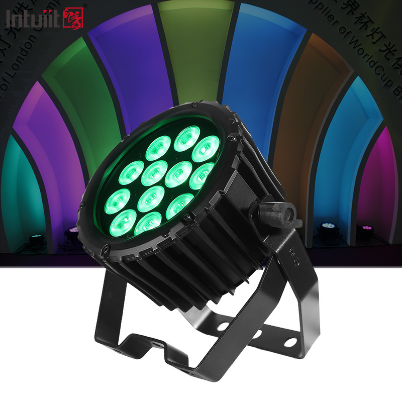 LED Par 12x3W RGBW สีเต็ม 4IN1 RGBW 4IN1 ไฟปาร์ตี้ Par Led Flat Par Wall Washer Light