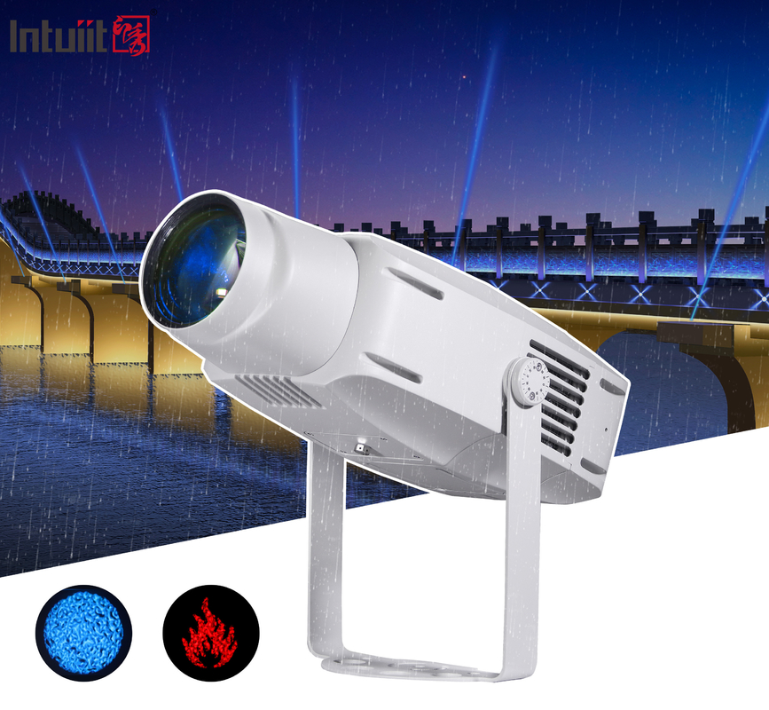 400w IP65 โลโก้ โปรเจคเตอร์หลอดไฟ gobo ไฟกลางแจ้งหมุน โปรเจคเตอร์โฆษณาอาชีพ ไฟสําหรับเวที พาร์คโรงแรม