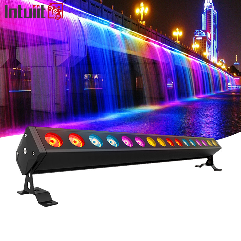 Dmx 16x5w rgbw 4in1 ไฟเวทีกันน้ำ powercon นำเครื่องซักผ้าฝาผนังสำหรับบาร์หอประชุม
