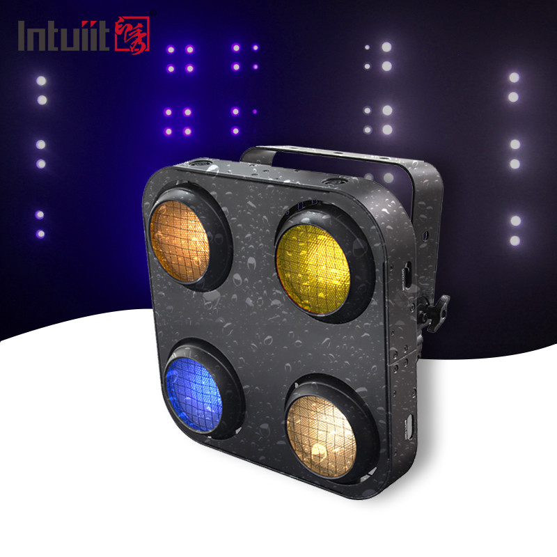 แสง LED กันน้ํา แสงปิดตา 4 ตา แสงผู้ชม 4x90W COB แสง LED สําหรับงานปาร์ตี้บาร์ KTV DJ Disco