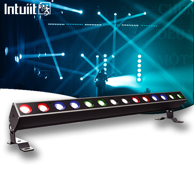 กลางแจ้ง 14x10W RGBW 4in1 พิกเซล Led Wall Washer ไฟเวทีสําหรับอาคารสะพานกลางแจ้ง