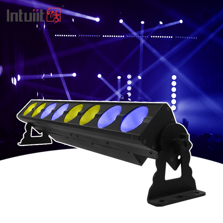 8x15W ด้านใน Led Strip Pixel Bar Wash 3in1 Rgb Led Wall Washer ไฟสําหรับเวทีงานคอนเสิร์ตงานแต่ง