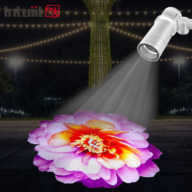 Led Gobo Projector 60w Led Auto Color Changing Projector แสงฉายกลางแจ้ง โลโก้แบบกําหนดเอง
