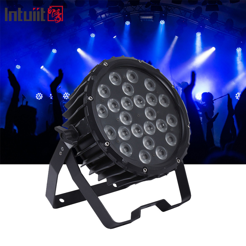 อลูมิเนียม 82W RGB Led Par Light LED DMX สเตจ แพลต พาร์ ไลท์ Ultra Thin LED สเตจ ไลท์