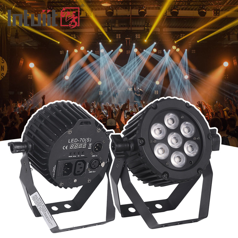 DMX ควบคุม LED Par Light 22W RGBW DJ Par stage Lighting ไฟปาร์ตี้