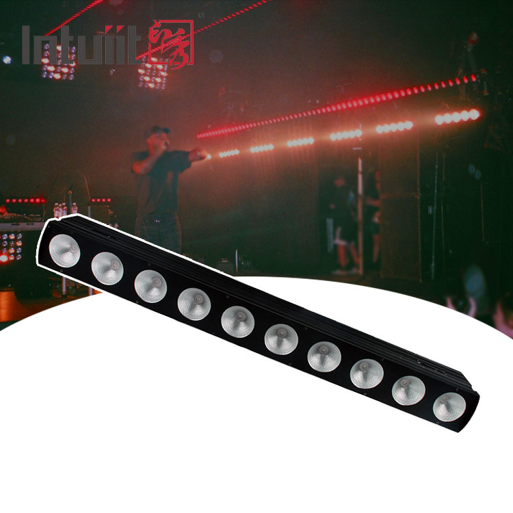 10x9W RGB DMX 3in1 LED แสงล้างผนัง แสงสตาร์เส้น