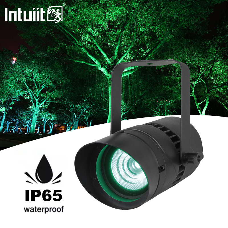 แสงจุด 15W DMX512 RGBW แสงแคบทิศทาง สภาพภูมิทัศน์ แสงสวนสําหรับลานสวนหญ้า