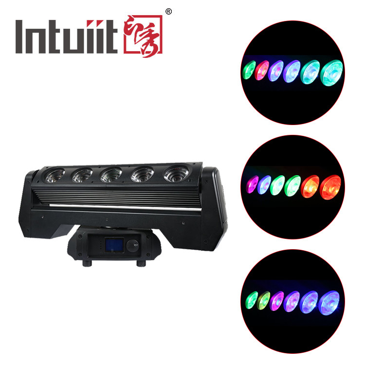 5x40W RGBW หัวเคลื่อนไหว แสงบาร์หมุน โปรเฟชั่นแนล สเตจไลท์ 4in1 คลับ สเตจบาร์ การแสดง ไฟหัวเคลื่อนไหว