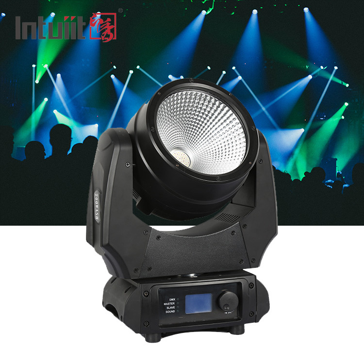 RGBW หัวเคลื่อนที่ LED COB 200W Beam Dj Event คอนเสิร์ต Washer หัวเคลื่อนที่ แสงเวที