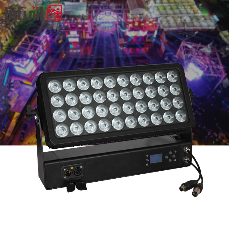 ไฟฟ้ากลางแจ้ง 400W RGBW 4in1 LED Flood Light IP65 LED City Color สําหรับสร้างสะพาน