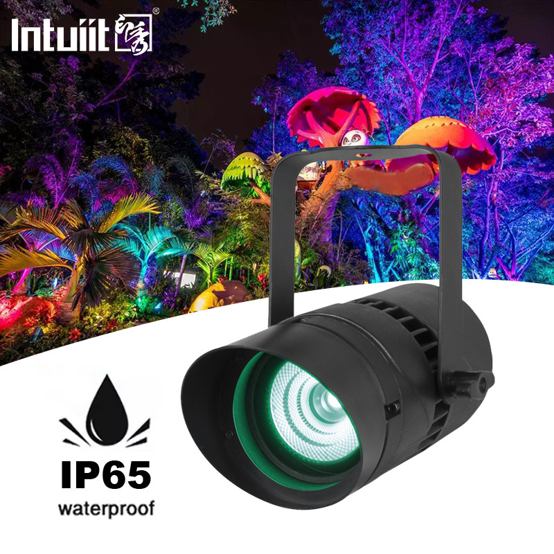 แสงสป๊อต แสงทัศน์กลางแจ้ง 15W RGBW เปลี่ยนสี แสงทัศน์ LED สําหรับสวนบ้าน