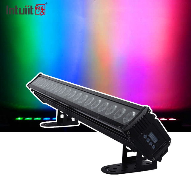 18x8W LED แสงล้างผนัง 18pcs 4 ใน 1 กันน้ํา DMX การควบคุม แสงล้างผนัง สําหรับ DJ ดิสโก้ พาร์ตี้บาร์