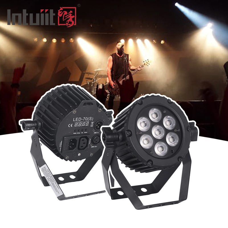 7 Leds 22W Led Par Stage RGB ไฟดิสโก้ Dmx512 ไฟเวทีสําหรับงานเลี้ยง DJ