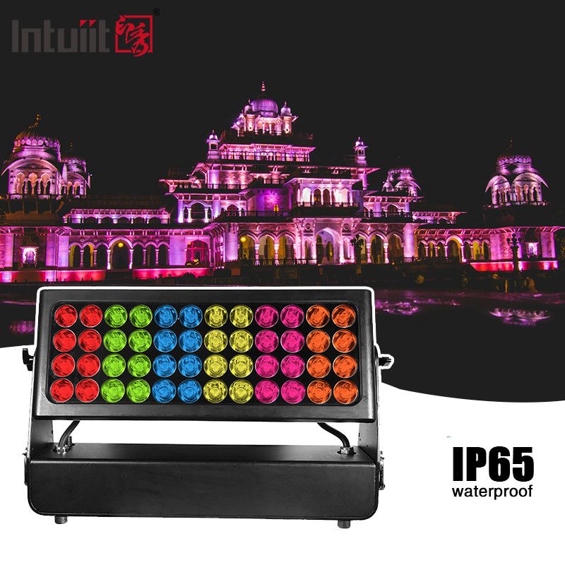 IP65 กันน้ําสีเมือง rgbw แปรงล้างผนัง แสงอาคาร 1500w RGBW 4in1 นําแสงสีเมืองกลางแจ้ง