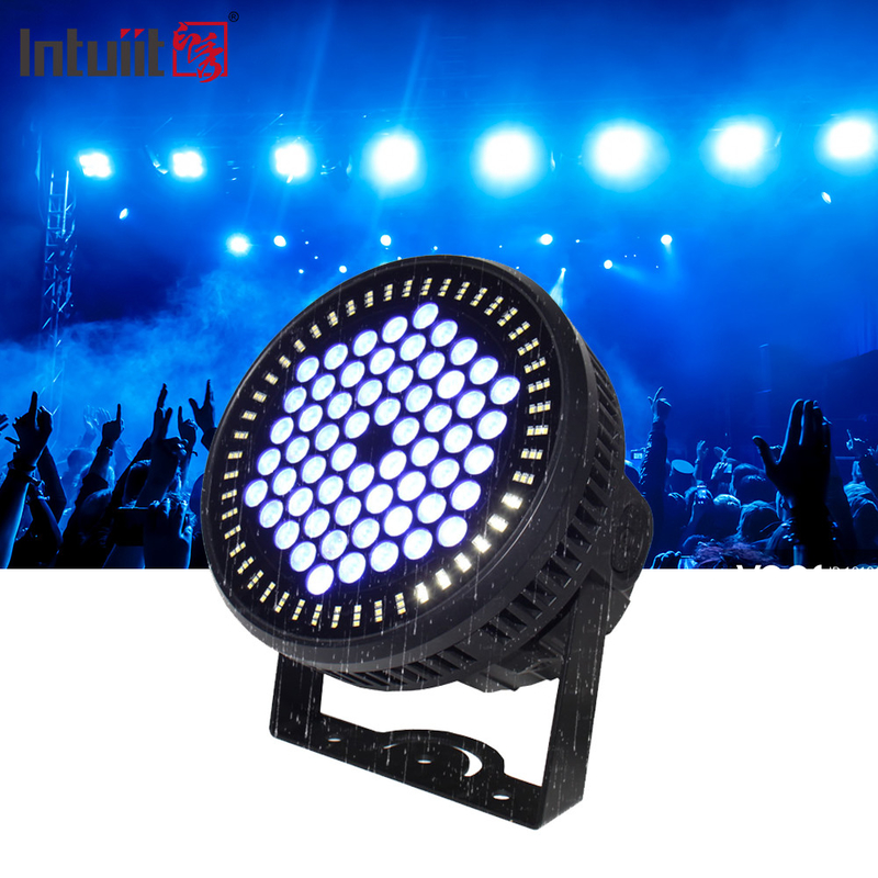 ไฟ LED RGBW ความแรงสูง 60 par ไฟ DMX512 60x12W ดิสโก้ วงศ์แสงปาร์ตี้ ไฟเวทีสําหรับบาร์เพดาน