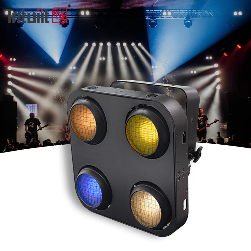 IP65 4x90w RGB Led Cob Audience Blinder Light Outdoor กันน้ํา 4 ตา