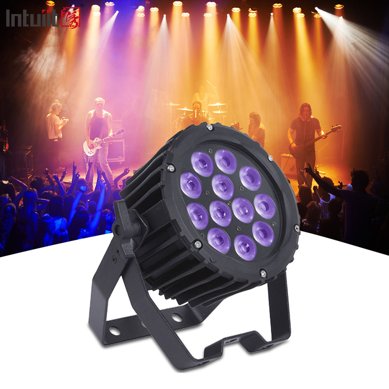 ด้านใน 4 ใน 1 LED มินิ Par Can Light 12x3w RGB Par Light งานเลี้ยง โรงแรม