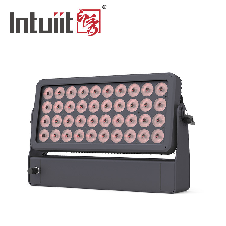 IP65 ล้าง 400w สีเมือง ip65 แสงเวทีกันน้ํา rgbw 4in1 LED dmx512 แสงล้างผนัง