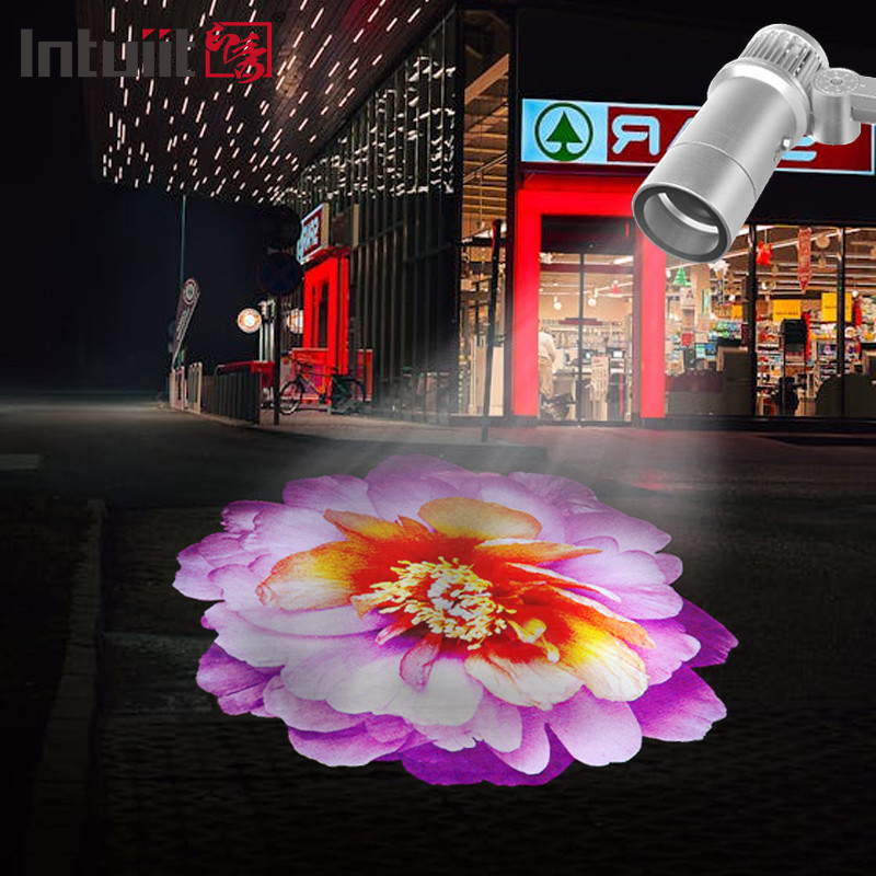 LED 60W Outdoor กันน้ํา โลโก้ โจ๊กเกอร์ Gobo โจ๊กเกอร์ โลโก้หมุน โจ๊กเกอร์ Led Gobo