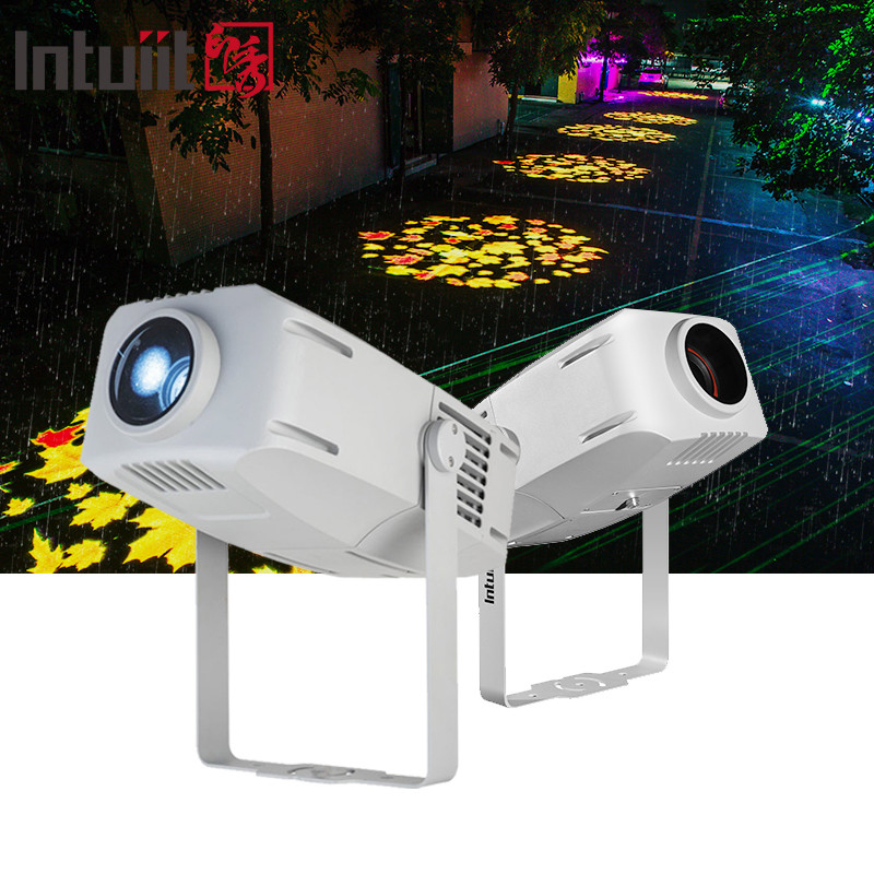 โปรเจคเตอร์ Gobo Outdoor โปรเจคเตอร์โฆษณา 400w โปรเจคเตอร์หมุน LED กันน้ํา IP65 โลโก้ โปรเจคเตอร์